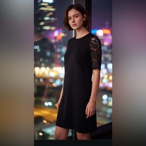 Black theory dress